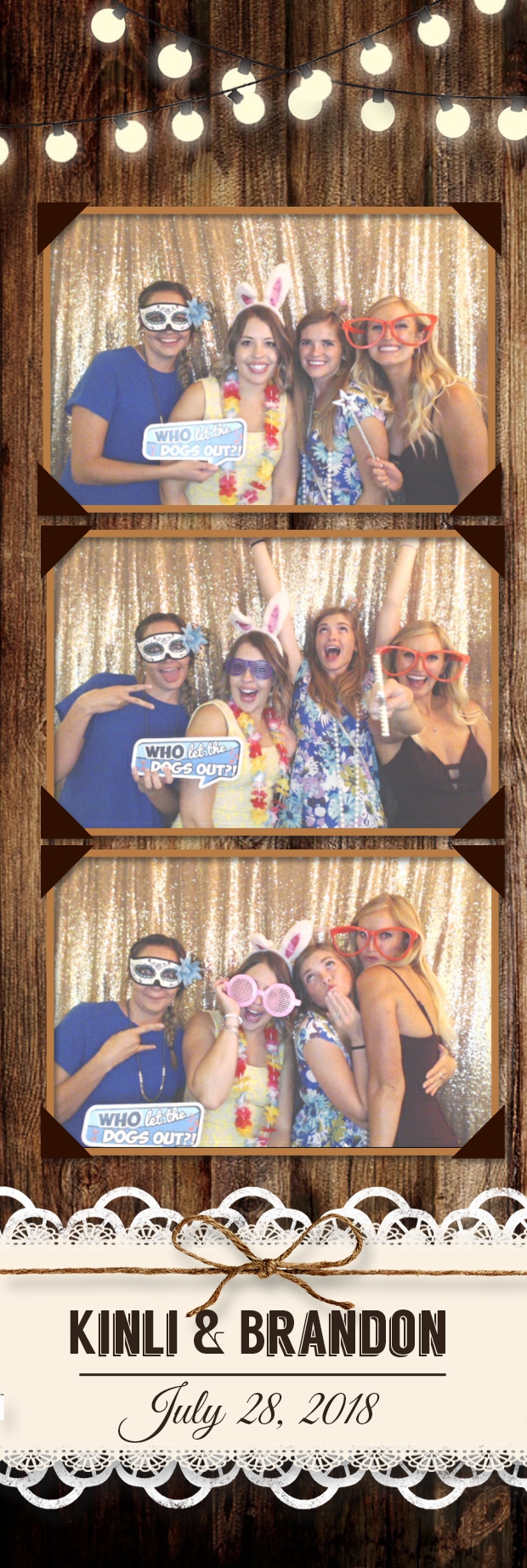 Kinli and Brandon's Wedding | View more photos from the event at gallery.photoboothbillings.com/u/PhotoBoothBillings/Kinli-and-Brandons-Wedding